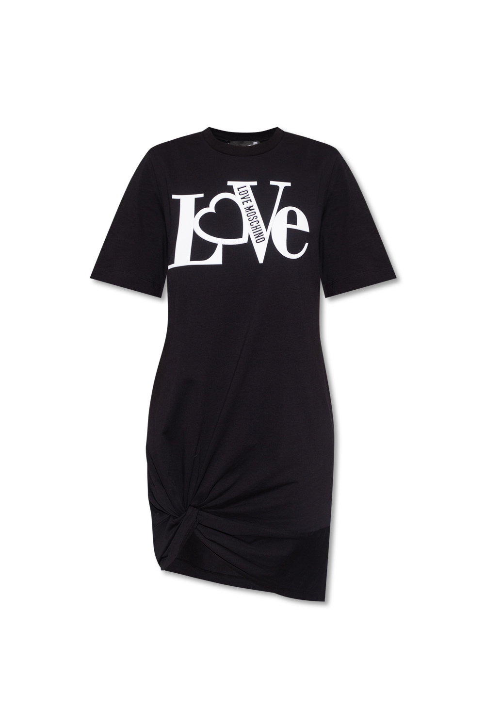 Black Dress with logo Love Moschino - suit jacket mini dress